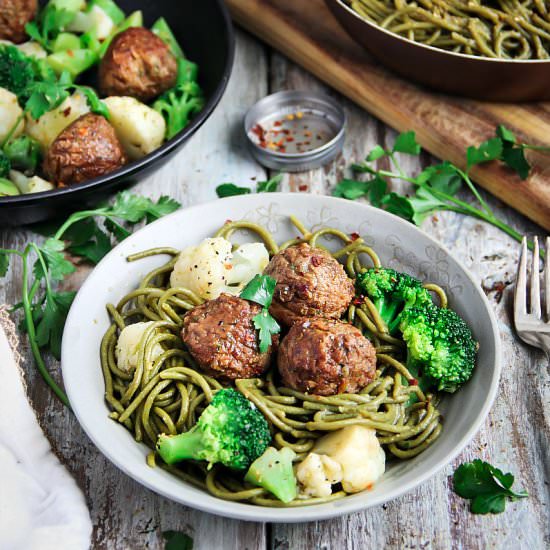 Meatless Meatballs with Cauliflower