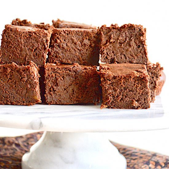 Red Wine Fig Chocolate Brownies