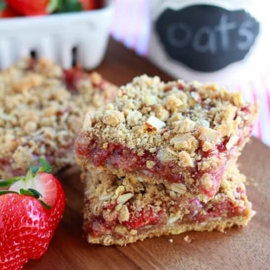 Whole Grain Strawberry Bars