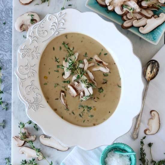 Cream of Wild Mushroom Soup