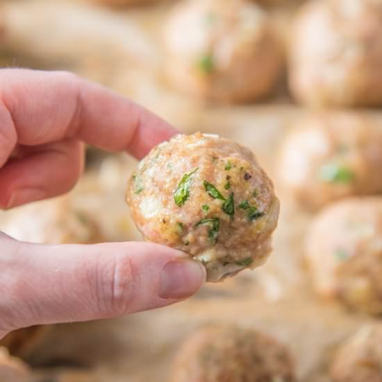 Baked Turkey Meatballs