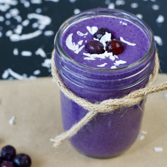 Coconut Blueberry Smoothie