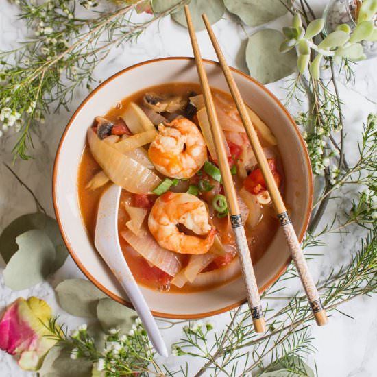 Thai Shrimp Tom Yum Ramen