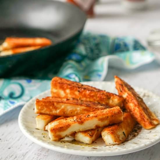 Za’atar Halloumi Cheese Fries