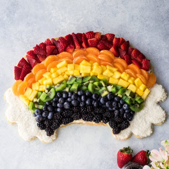 Rainbow Fruit Pizza