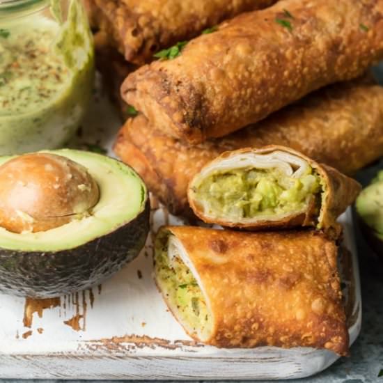 Guacamole Egg Rolls