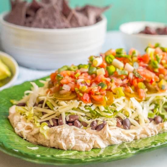 Healthy 7-Layer Mexican Dip