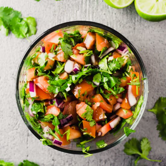 Easy Homemade Pico De Gallo