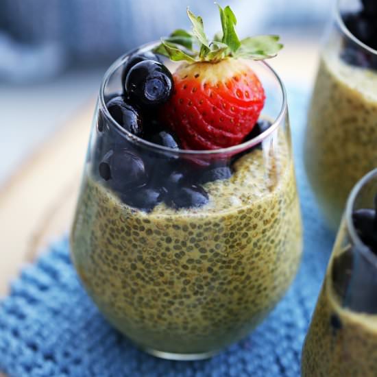 Turmeric Milk Chia Pudding