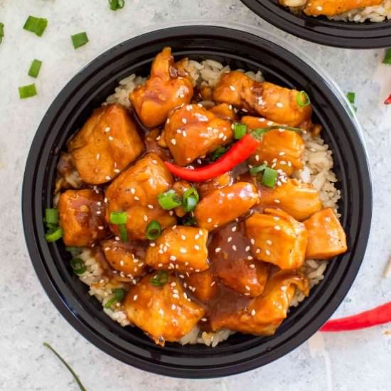 Spicy Bourbon Chicken