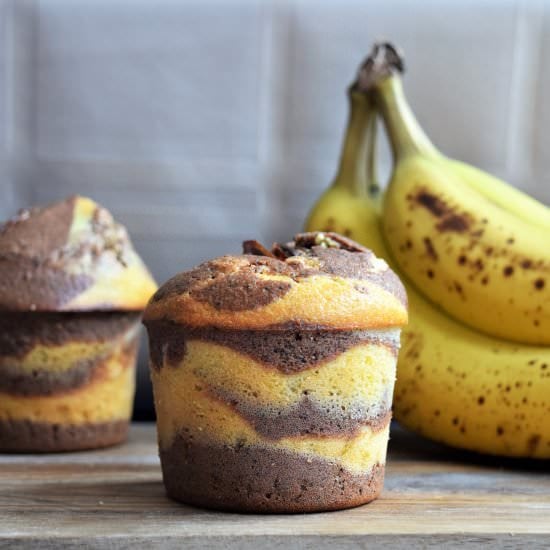 Zebra muffins