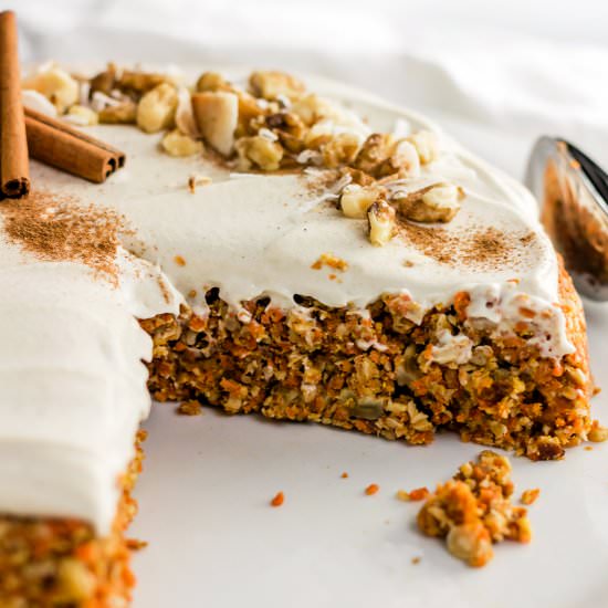 Raw Carrot Cake Cashew Frosting