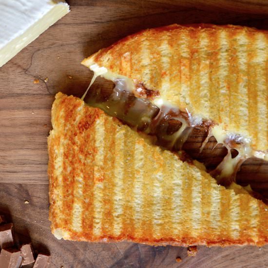 Chocolate and Brie Panini