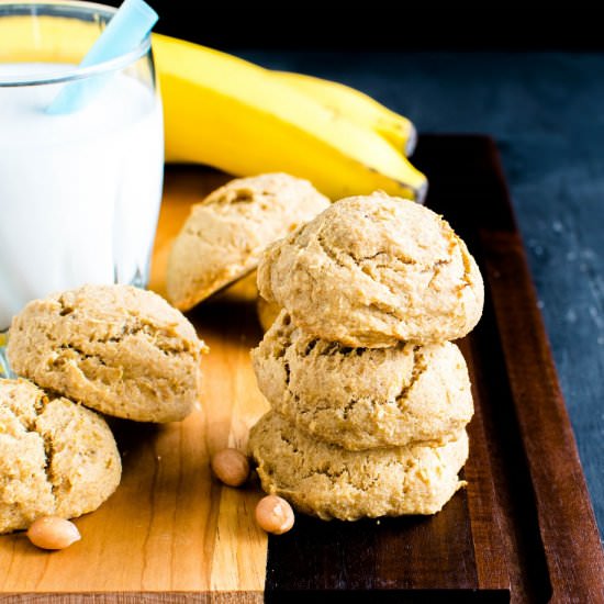 Peanut Butter Banana Cookies