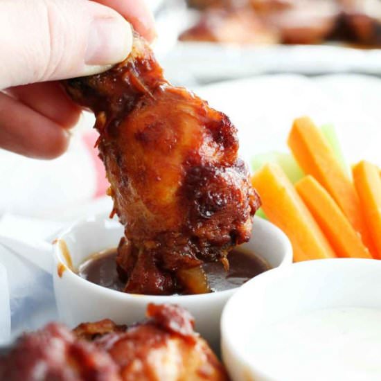 Slow Cooker Barbecue Chicken Wings
