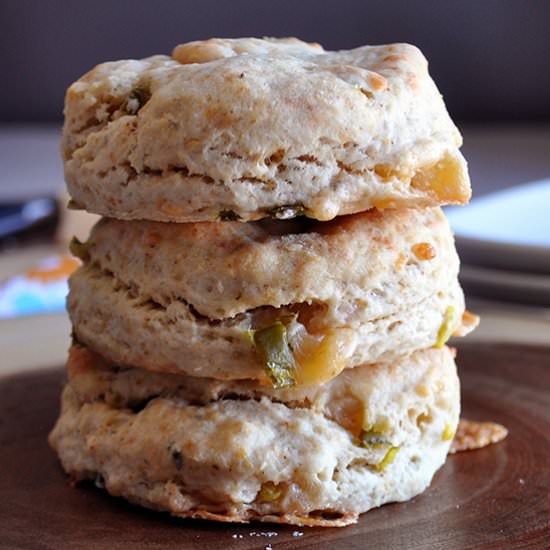Gouda & Bacon Jalapeños Biscuits