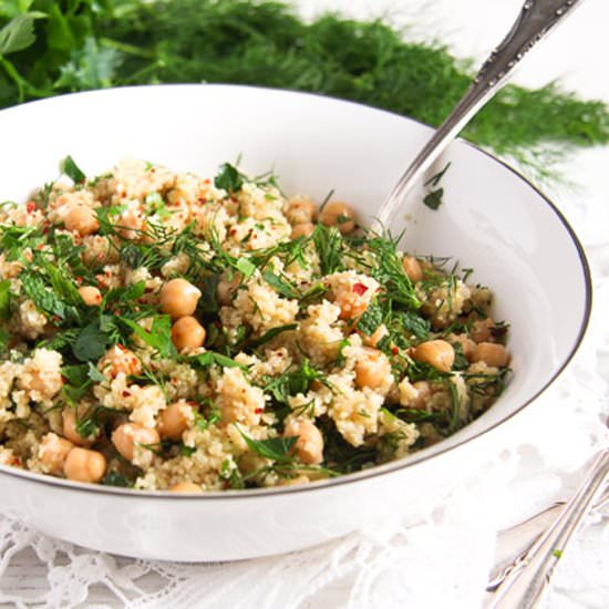 Vegan Bulgur Wheat Salad