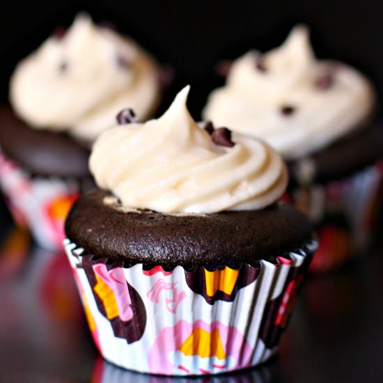 Black Bottom Cupcakes
