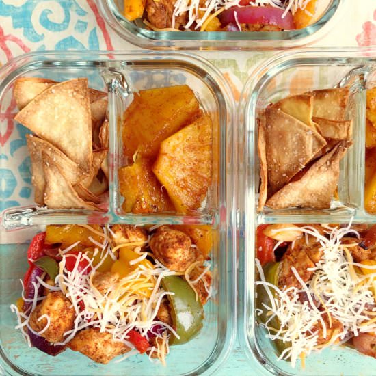 Meal Prep Chicken Fajitas