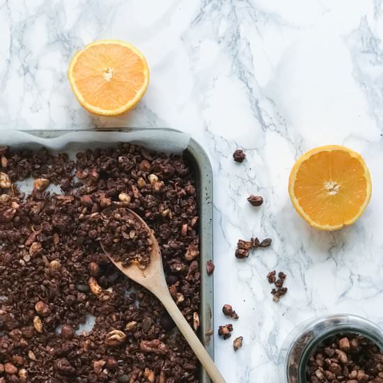 CHOCOLATE ORANGE GRANOLA