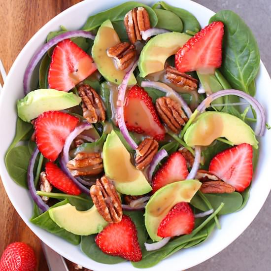 Spinach Strawberry Salad