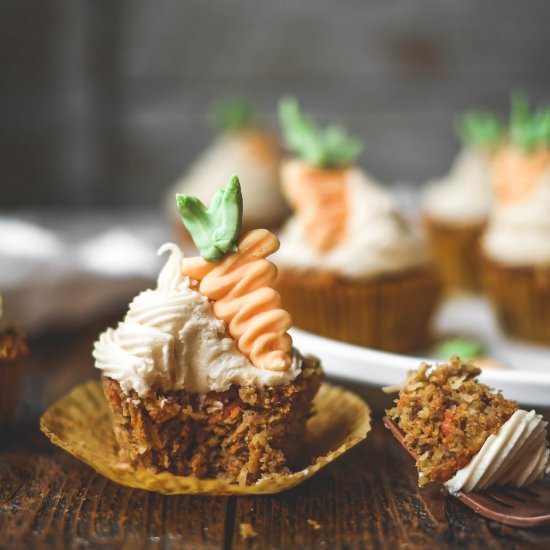 Perfect Carrot Cake Cupcakes (GF)