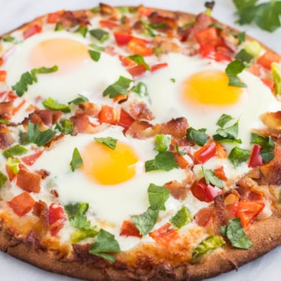 Low FODMAP Breakfast Pizza
