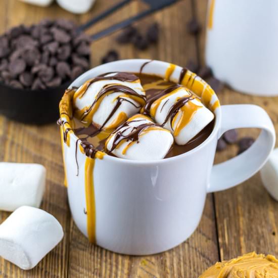 Vegan Peanut Butter Hot Chocolate
