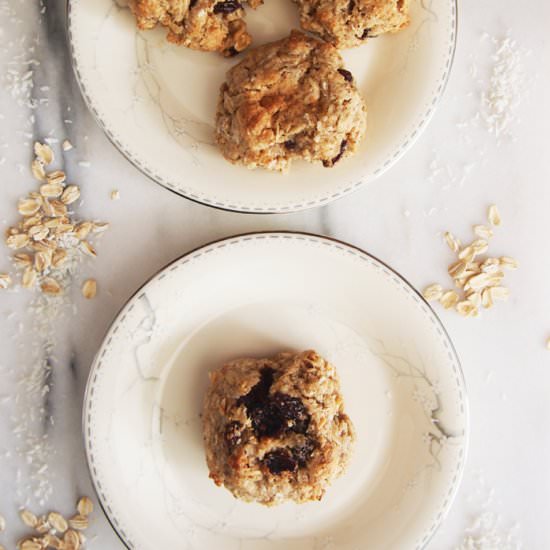 Gluten Free Oatmeal Raisin Cookies
