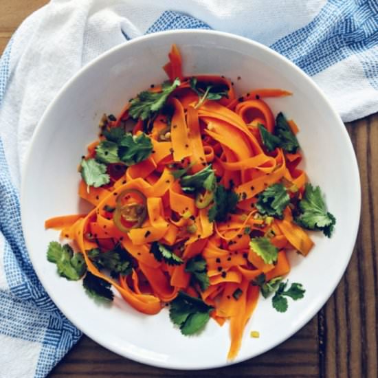 Springtime Carrot Ribbon Salad