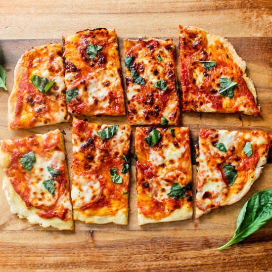 gluten free sheet pan pizza