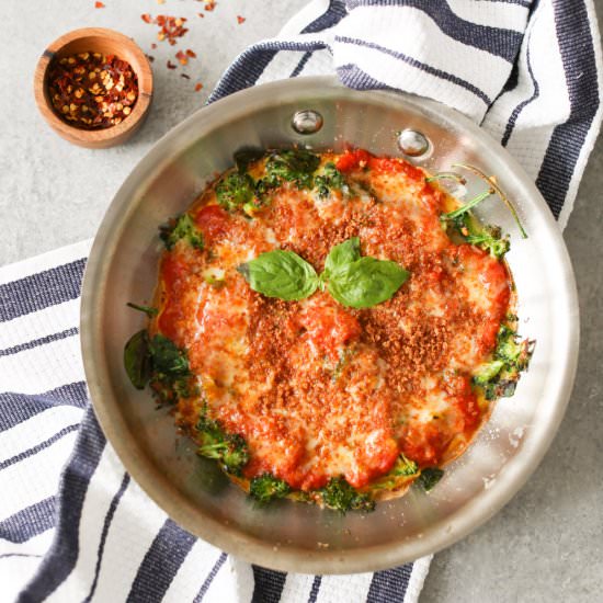 Personal Broccoli Parm Frittata