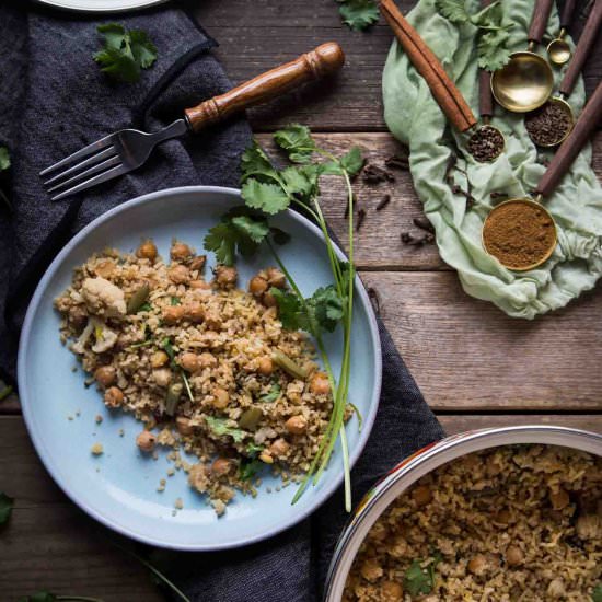 Garbanzo Veggie Biryani