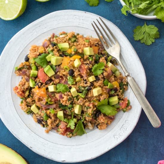 One-Pan Mexican Quinoa & Black Bean