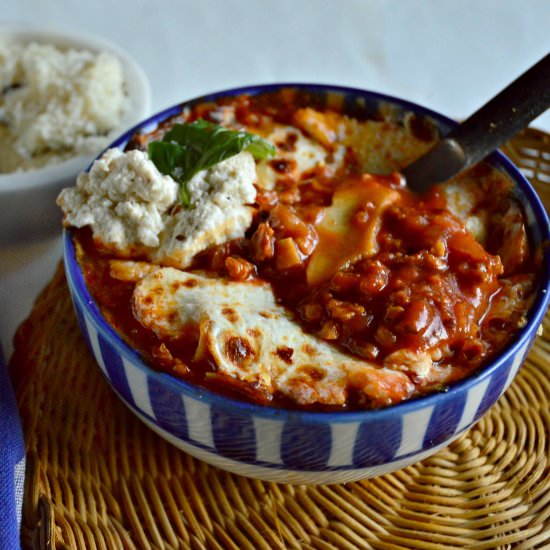 Lasagna Soup