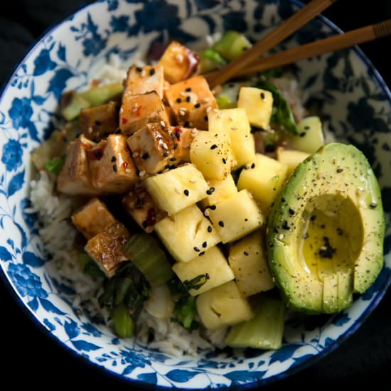 Sweet Chili Tofu Bowls