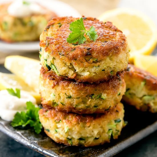 Zucchini Crab Cakes