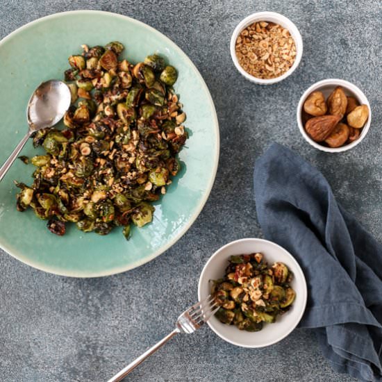 roasted brussels sprouts with bacon