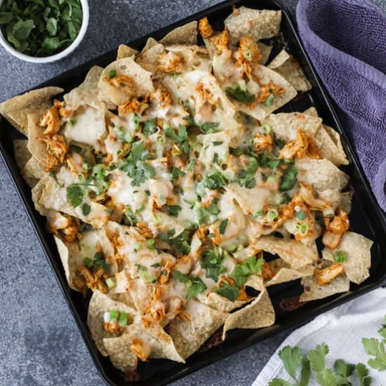 chicken tikka masala nachos