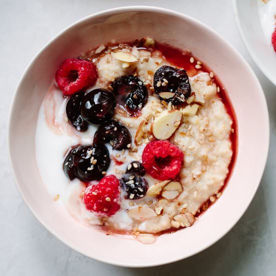 Oatmeal with Italian Cherries