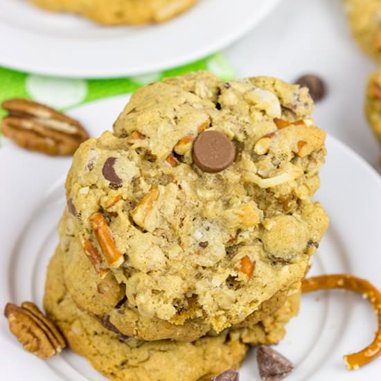 Kitchen Sink Chocolate Chip Cookies