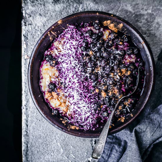 Coconut Milk Rice Pudding