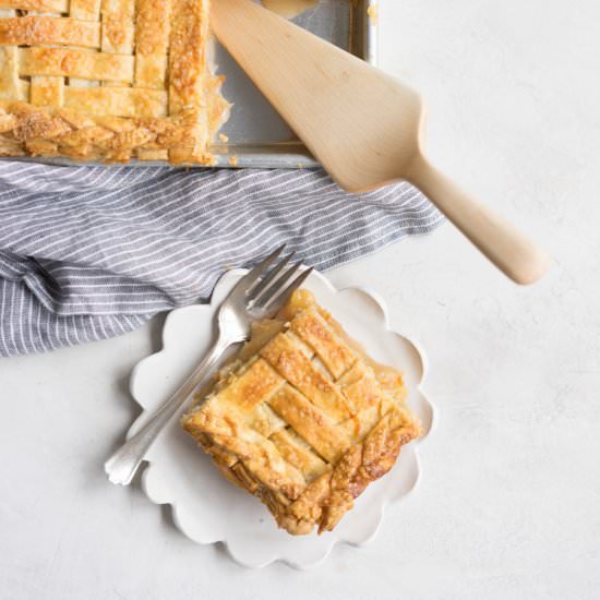 Apple Slab Pie