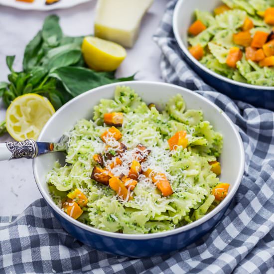 Kale Pesto Bowties