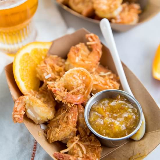 whole30 coconut shrimp orange sauce