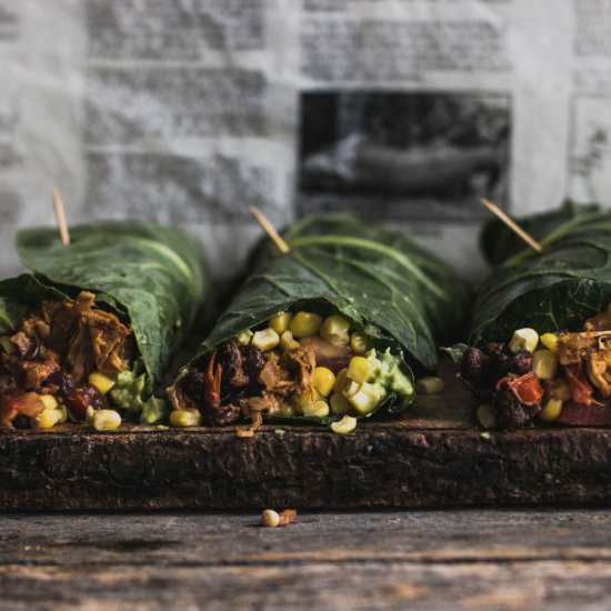 Pulled Jackfruit Burrito
