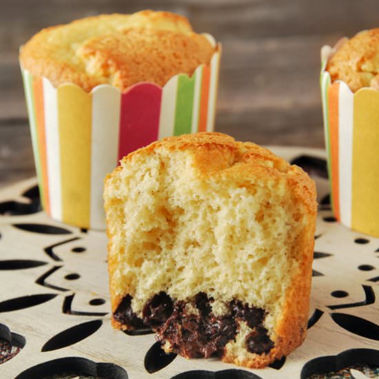Sponge cake with chickpea flour