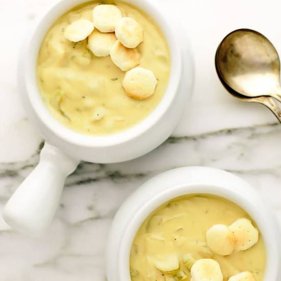 Vegan Cream of Celery Soup