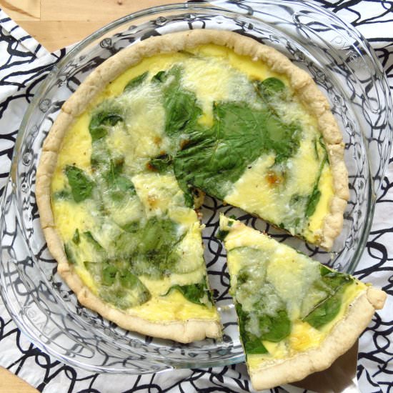 Bacon and Spinach Quiche