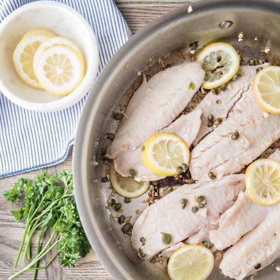 Lemon Tilapia Piccata